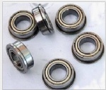 Metric chrome steel stainless steel flange bearing F683ZZ 3x7x3mm abec-1 to abec-7 C0 radial clearance